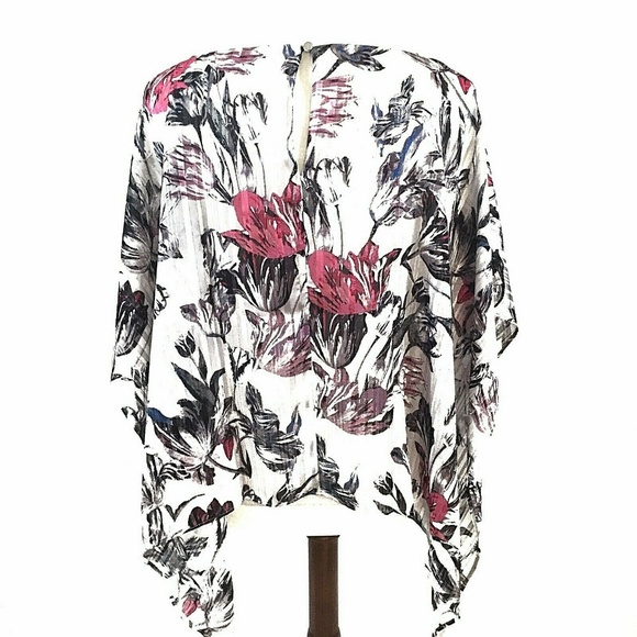 Jennifer Lopez Vibrant Oasis Cold Shoulder Top XS - Picture 6 of 8